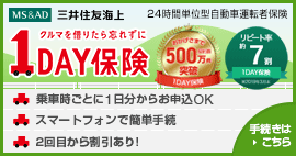 三井住友海上 １日分の自動車保険